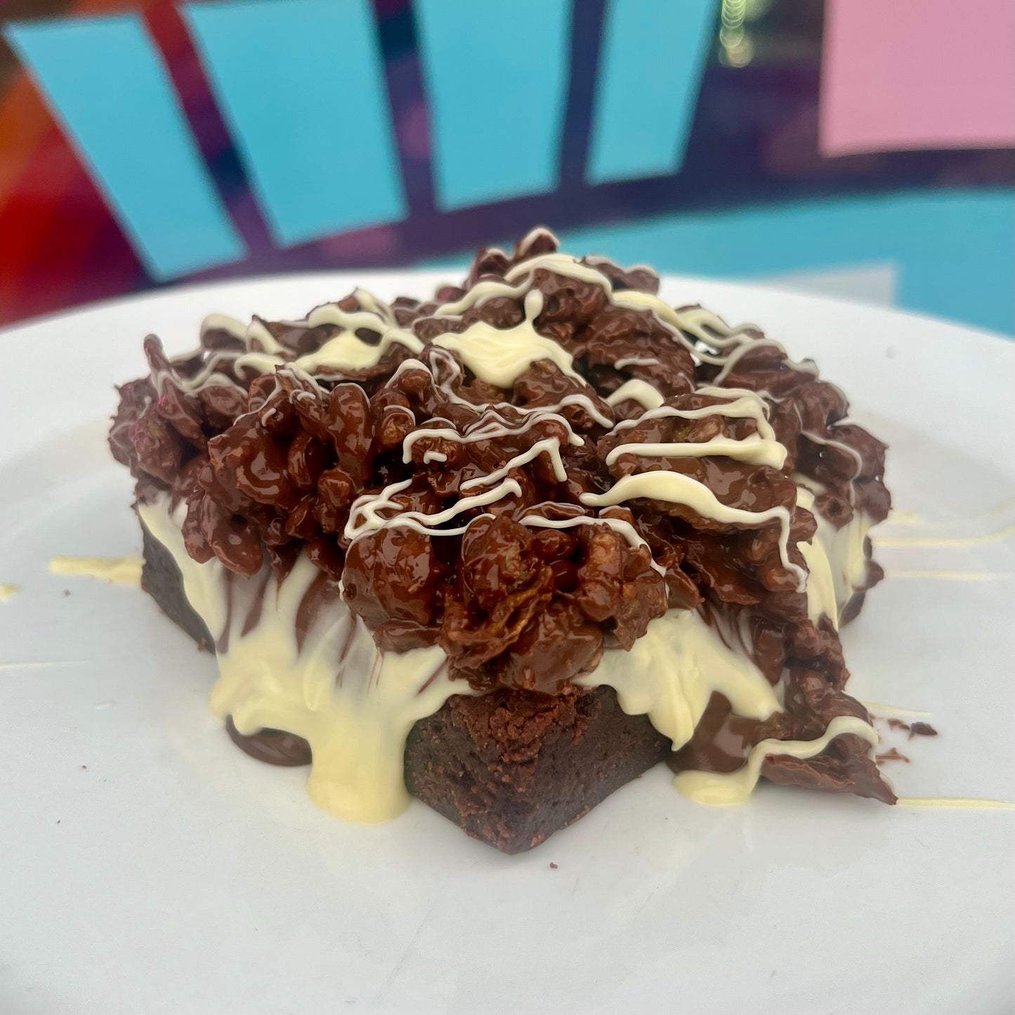 Nutella Krispie Crunch Brownie