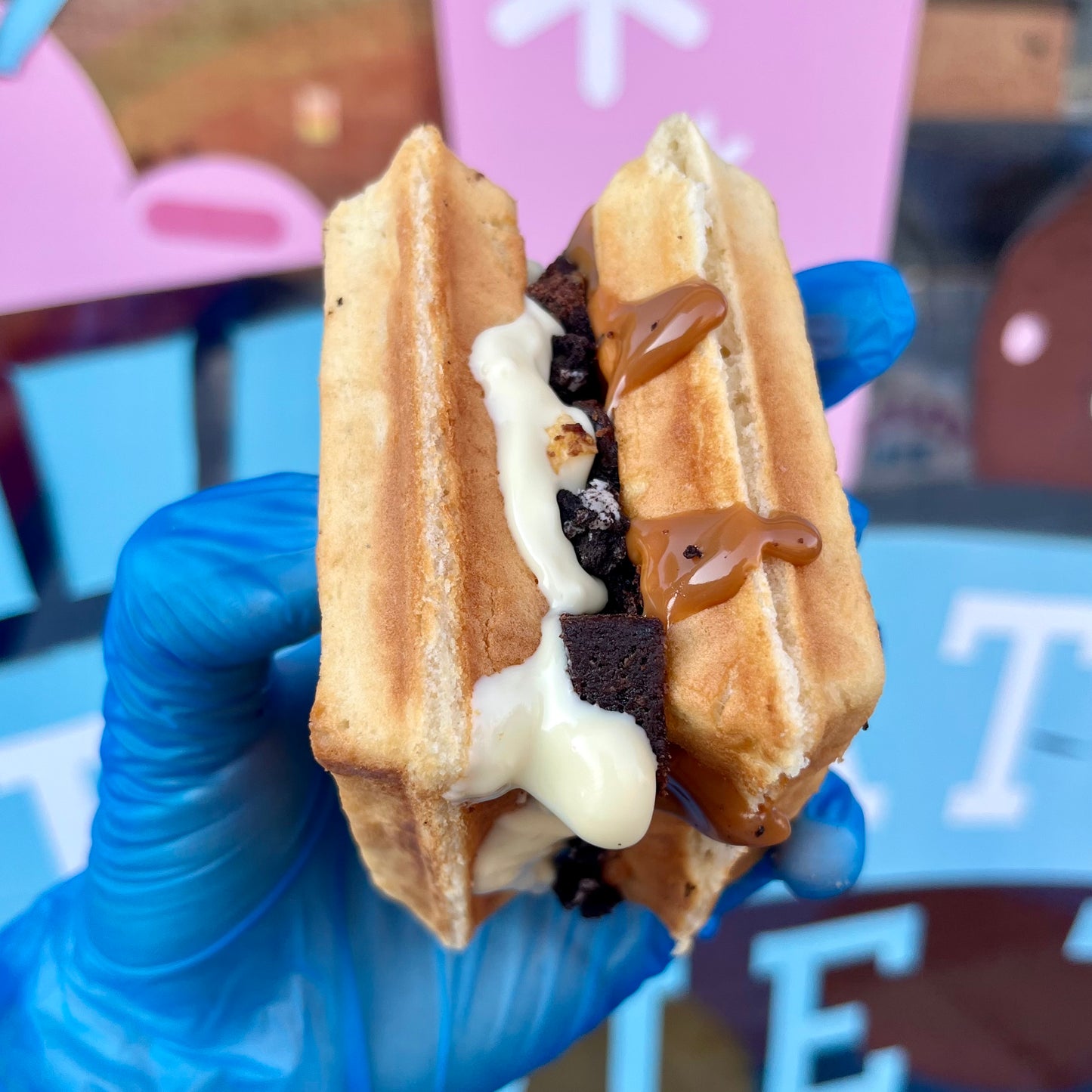 Big Brownie Badboy Waffle Sandwich