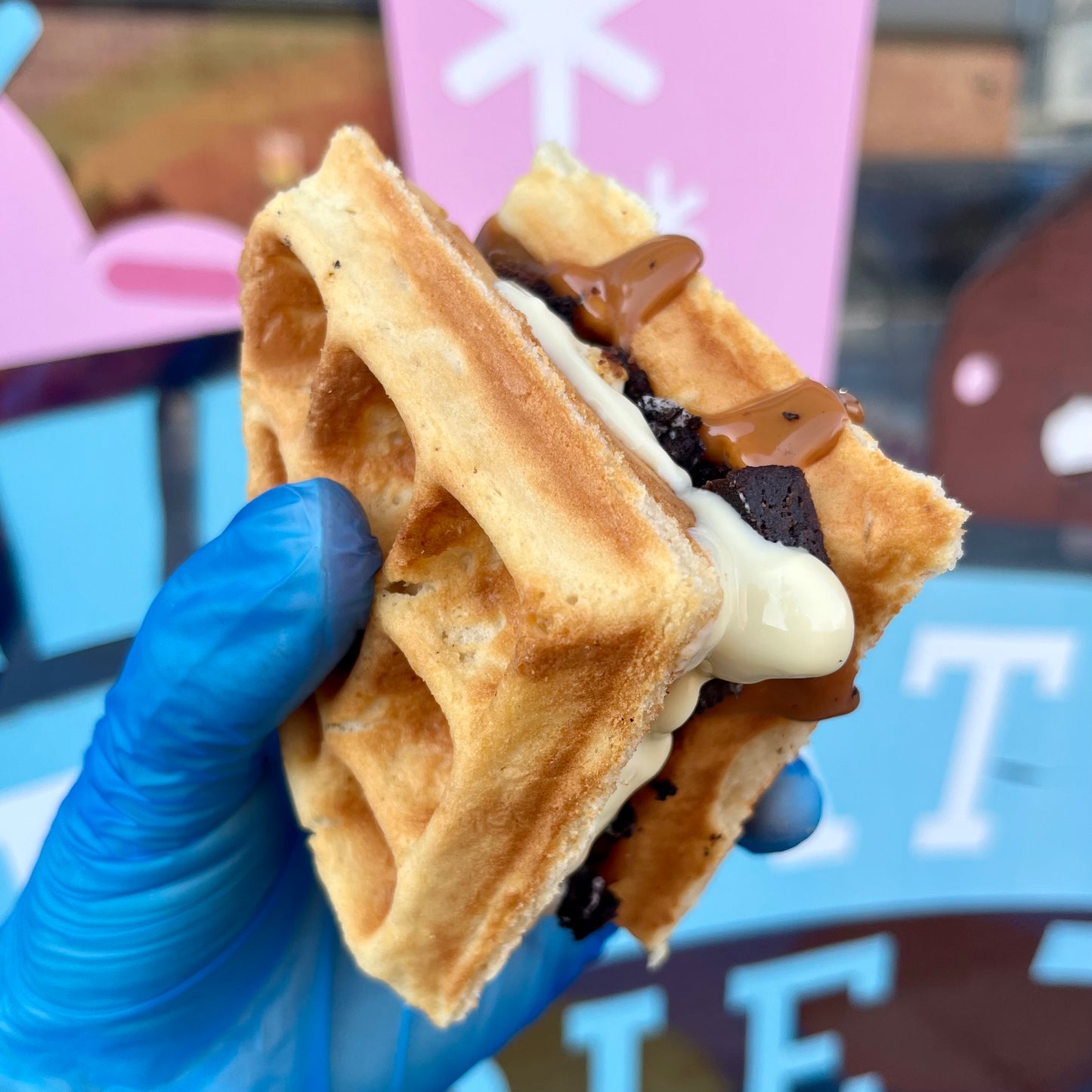 Big Brownie Badboy Waffle Sandwich