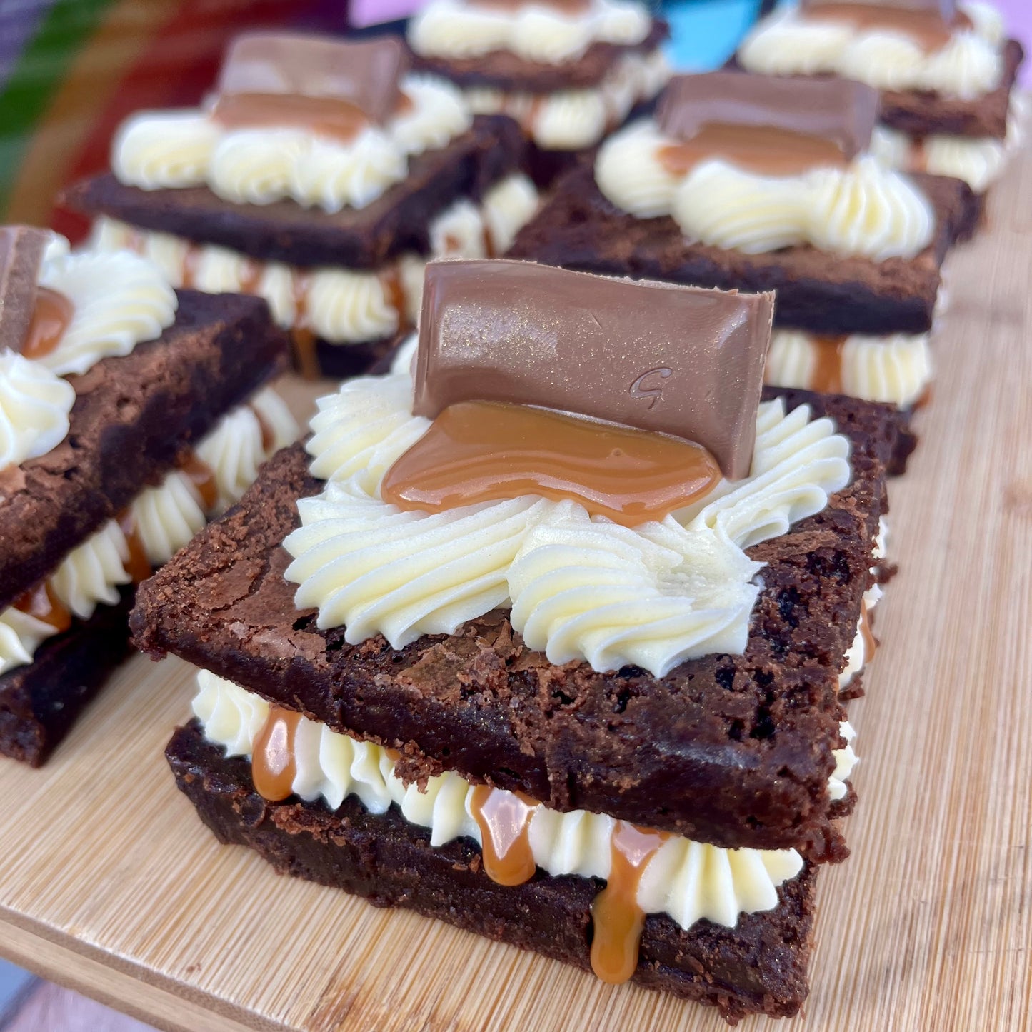 Galaxy Caramel Brownie