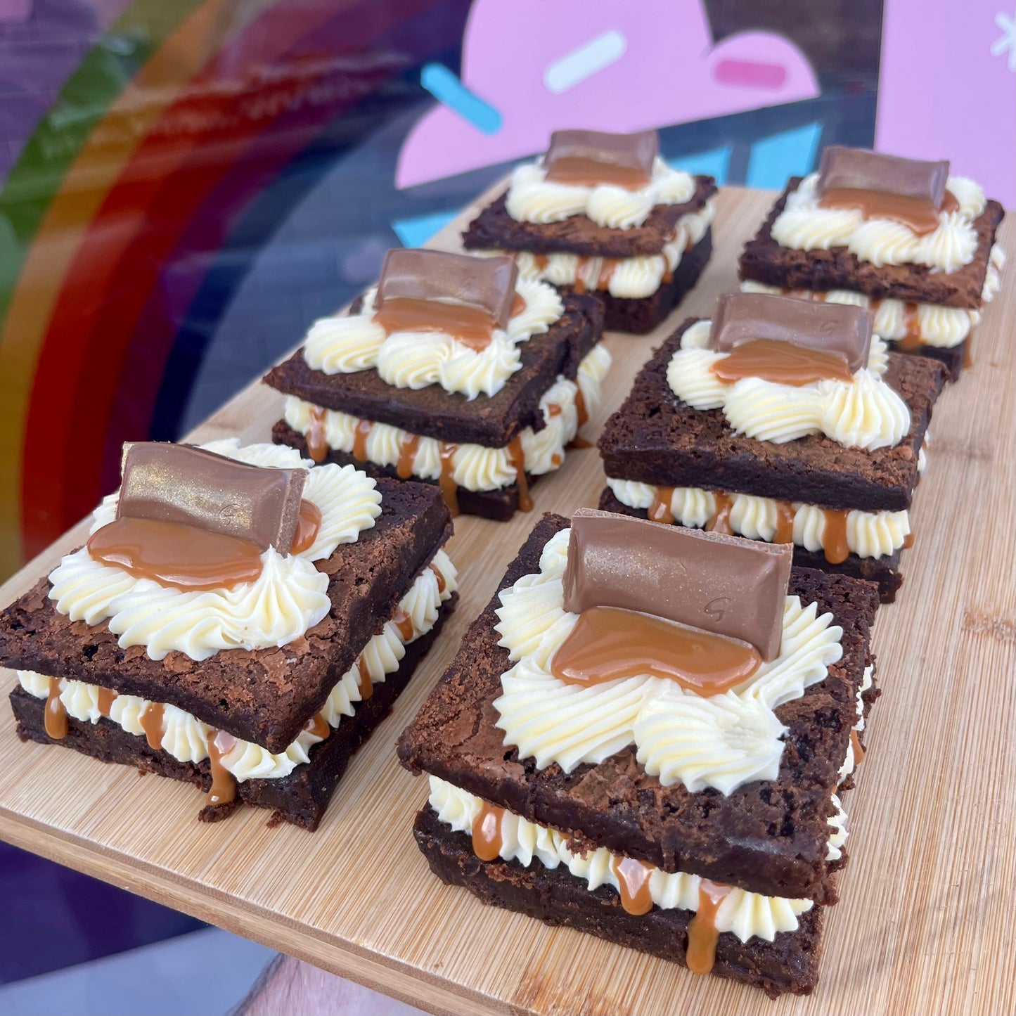 Galaxy Caramel Brownie