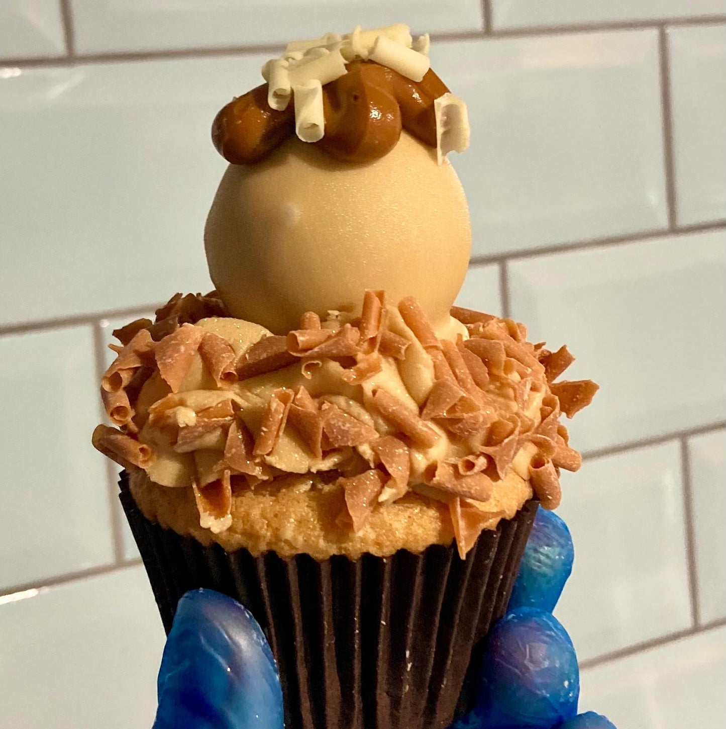 Biscoff Truffle Cupcake