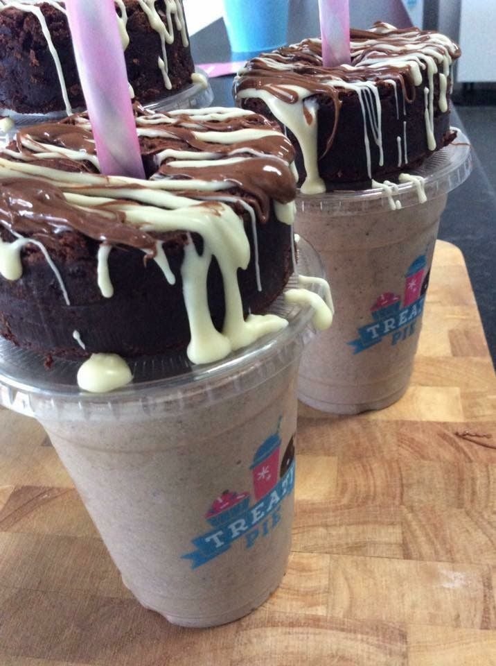 Brownie Topped Shakes