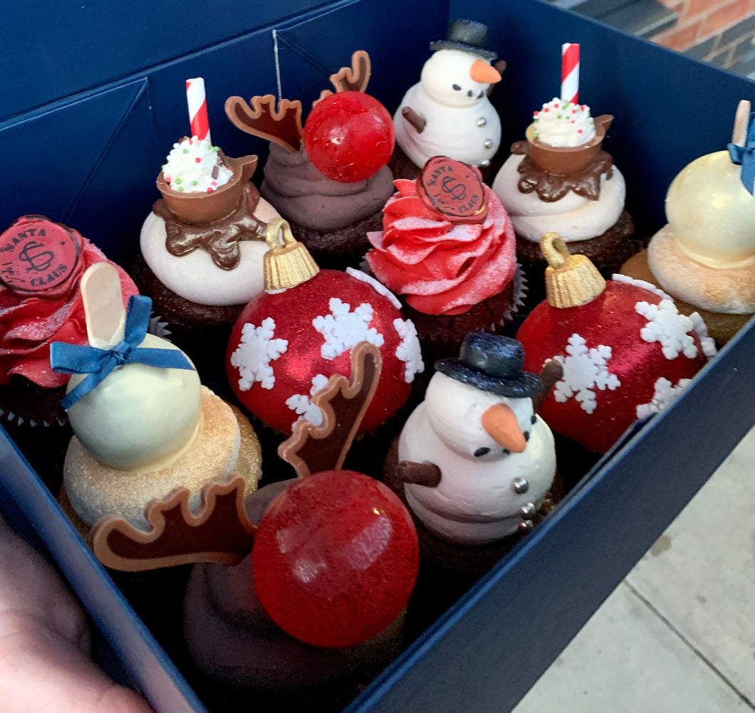 Festive Cupcake Gift Box